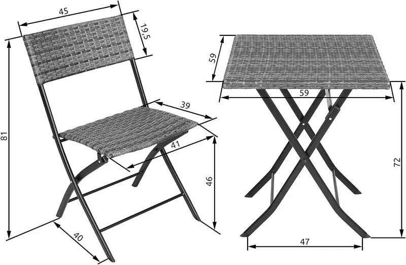 Table De Jardin Pliante 2 Personnes