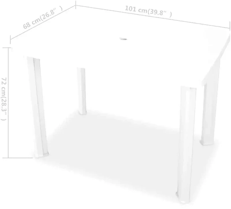Table Balcon Pliante Plastique