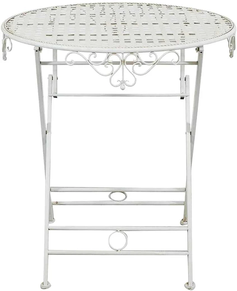 Table De Jardin En Fer Forgé Pliante