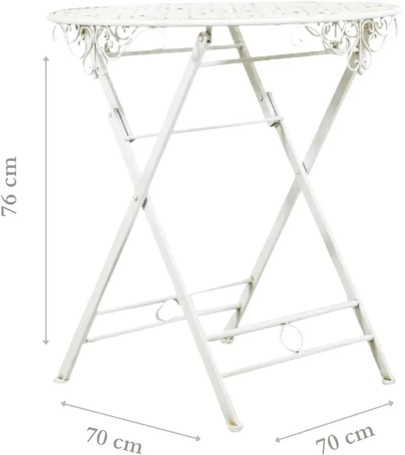 Table De Jardin En Fer Forgé Pliante