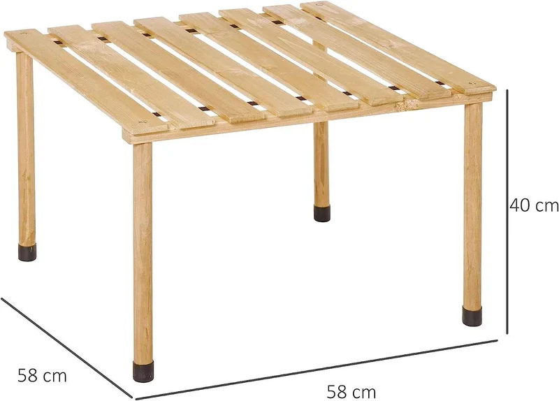 Petite Table De Jardin En Bois Pliante