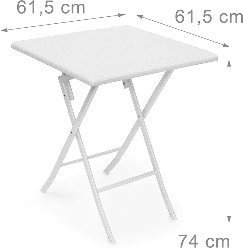 Table De Jardin Pliante Blanche