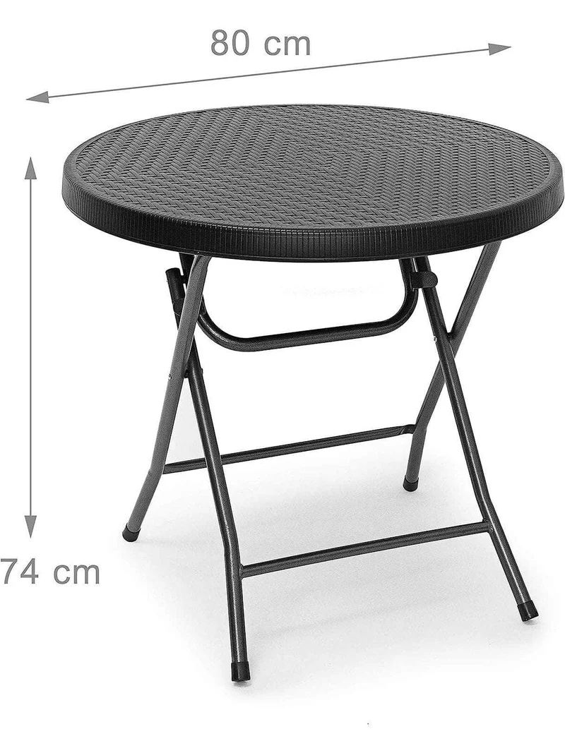 Table De Jardin Ronde Pliante