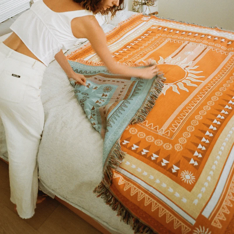 SUNSET THROW RUG