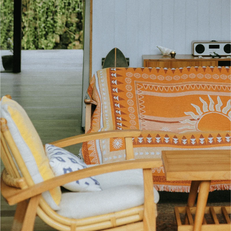 SUNSET THROW RUG