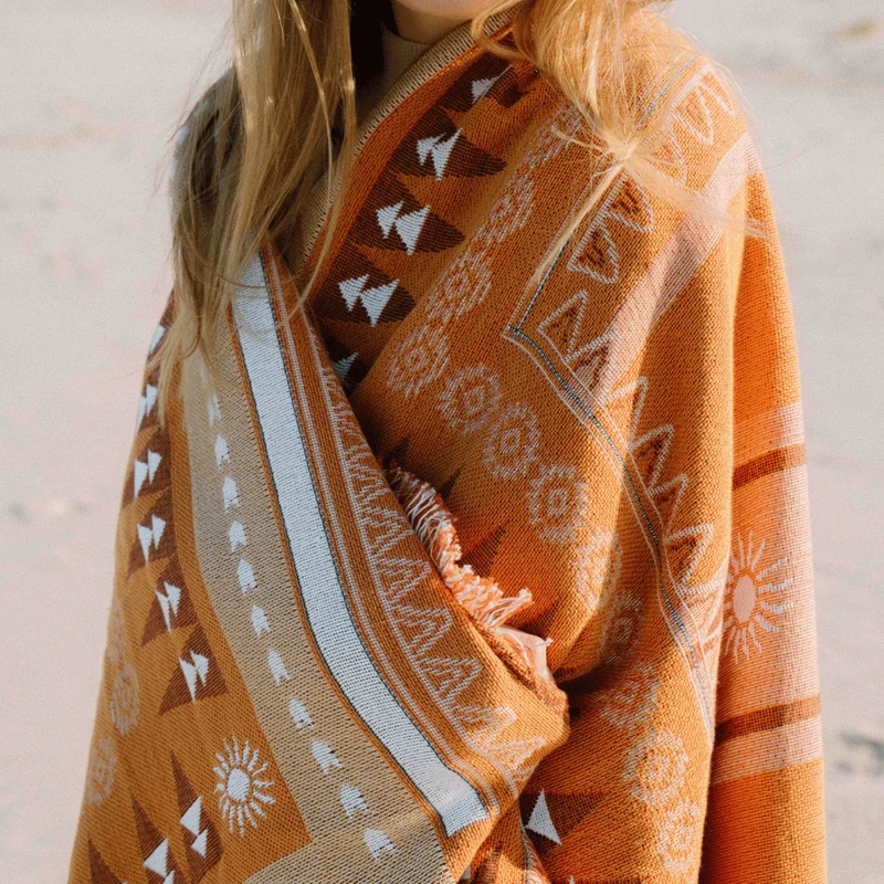 SUNSET THROW RUG