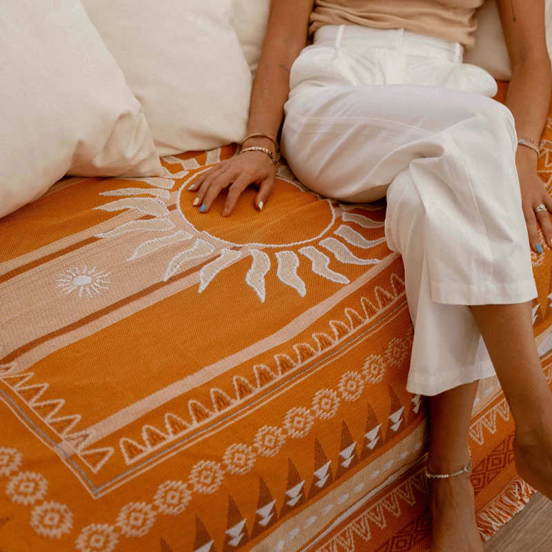 SUNSET THROW RUG