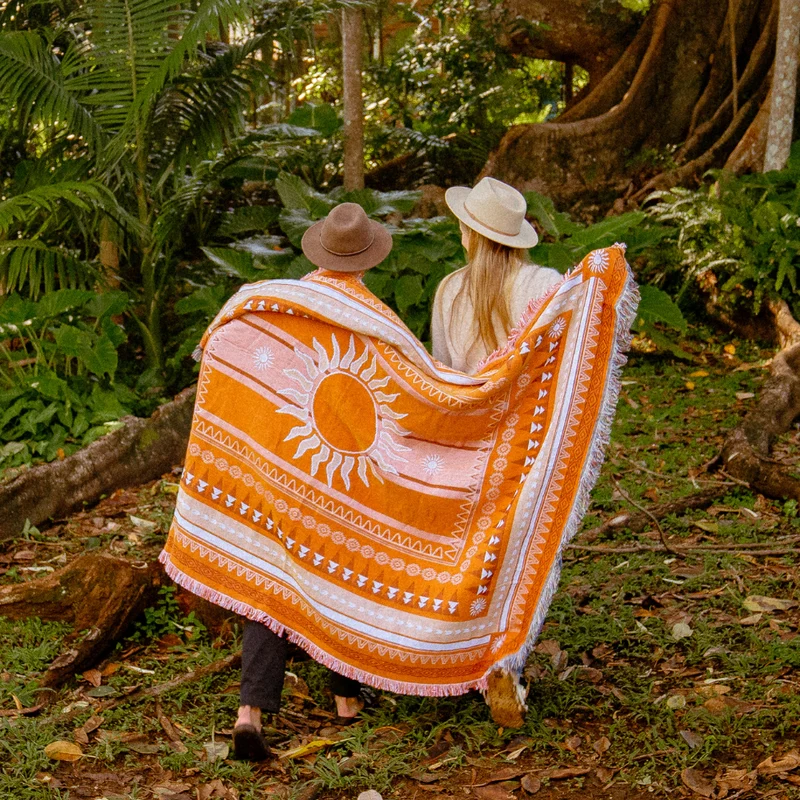SUNSET THROW RUG
