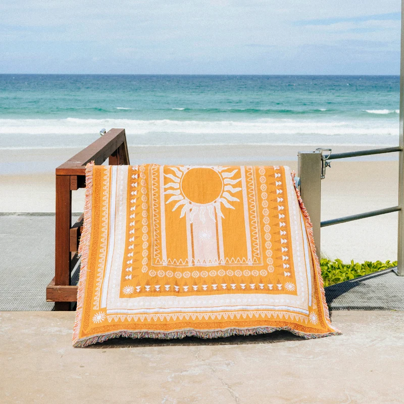 SUNSET THROW RUG