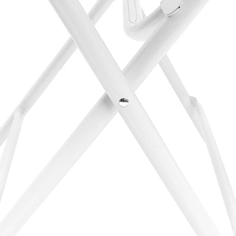 Table Ronde Blanche Pliante