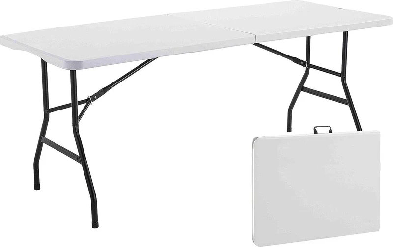 Table Pliante Blanche 180 X 74 Cm
