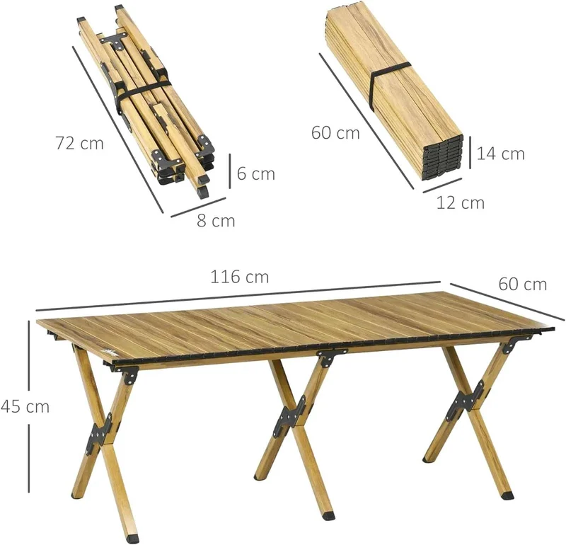 Table Picnic Pliante 6 Personnes