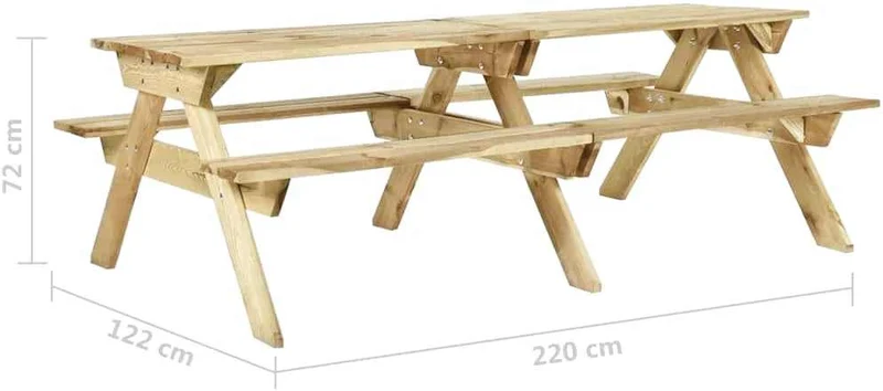 Table Picnic Bois Pliante