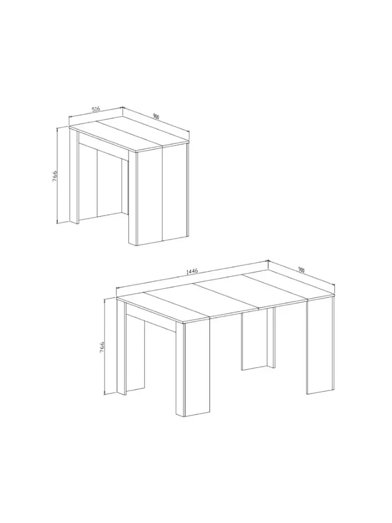 Table A Manger Pliante Extensible