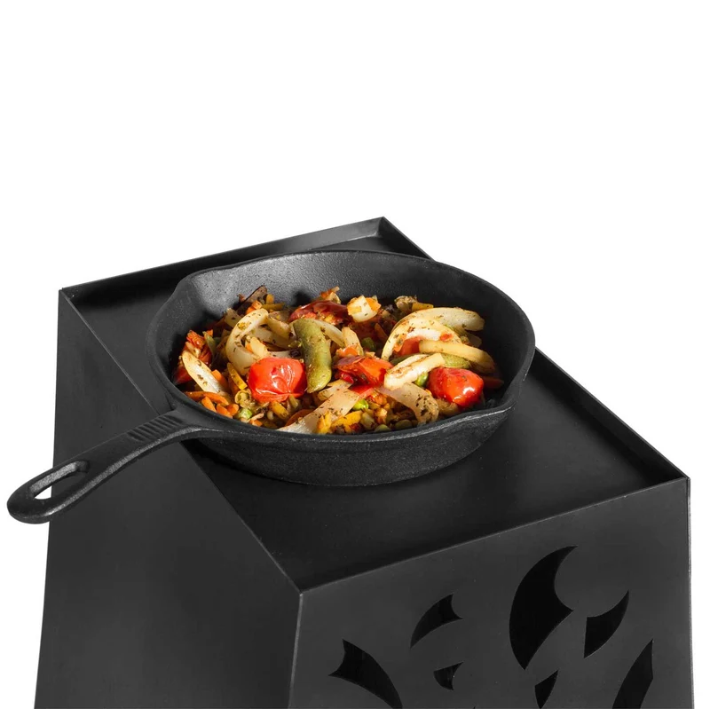 Cook King - Brasero Cheminee Exterieur Terasse, Chauffage Exterieur, Cheminée Bois «HAWANA»