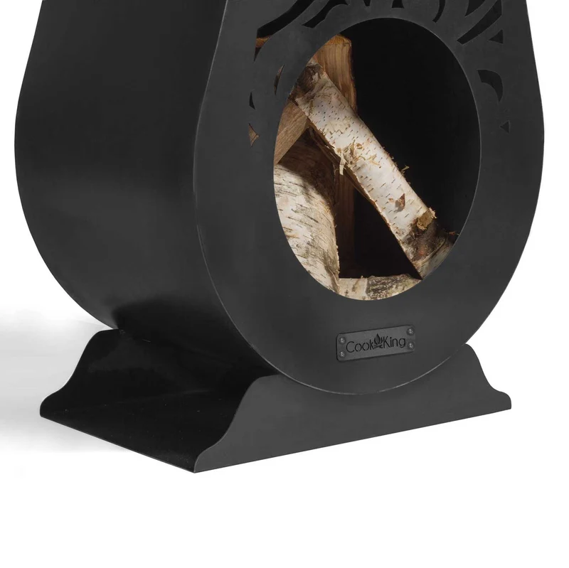 Cook King - Brasero Cheminee Exterieur Terasse, Chauffage Exterieur, Cheminée Bois «HAWANA»