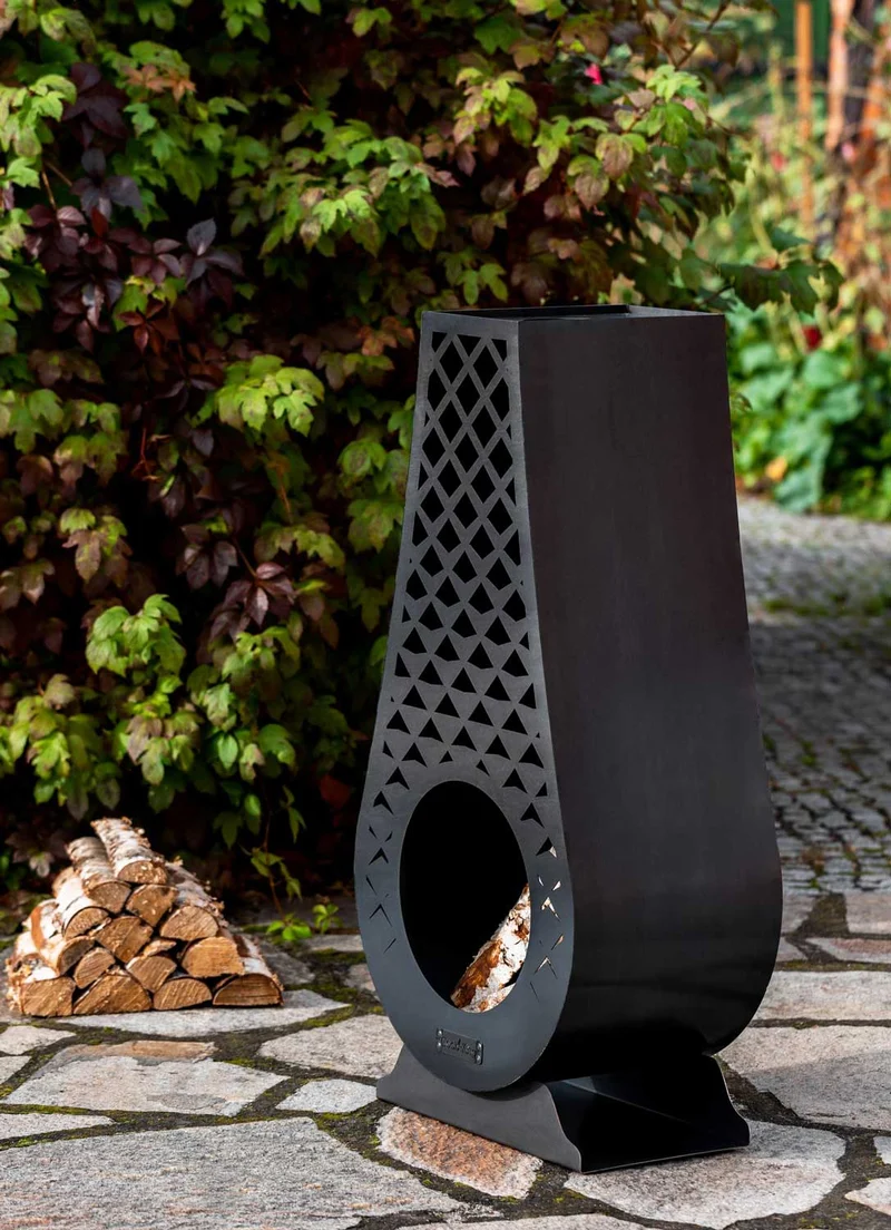 Cook King - Brasero Cheminee Exterieur Terasse, Chauffage Exterieur, Cheminée Bois «AVANGARDO»
