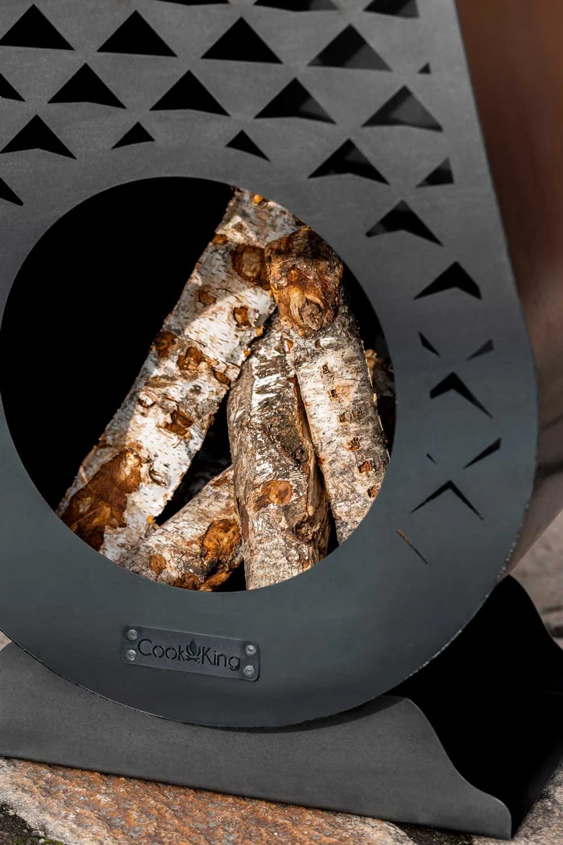 Cook King - Brasero Cheminee Exterieur Terasse, Chauffage Exterieur, Cheminée Bois «AVANGARDO»