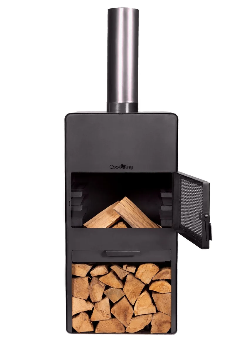 Cook King - Brasero Cheminee Exterieur Terasse, Chauffage Exterieur, Cheminée Bois «VENTO»