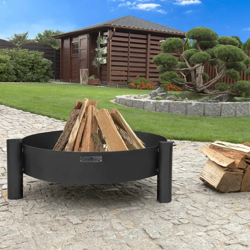 Cook King - Brasero Barbecue, Brasero Exterieur, Brasero Terrasse, Brasero de Jardin «HAITI» - Dia. 60 cm, 70 cm, 80 cm