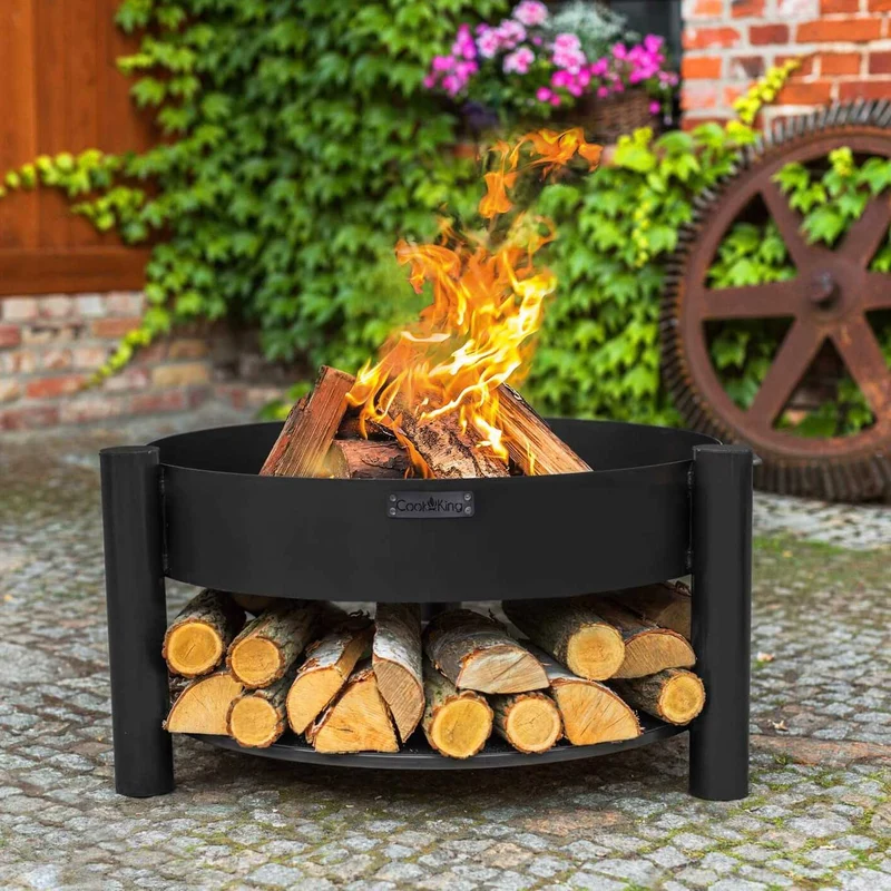 Cook King - Brasero Barbecue, Brasero Exterieur, Brasero Terrasse, Brasero de Jardin «MONTANA» - Dia. 60 cm, 70 cm, 80 cm