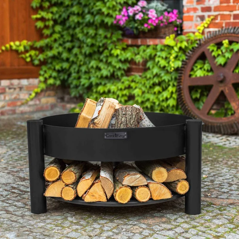 Cook King - Brasero Barbecue, Brasero Exterieur, Brasero Terrasse, Brasero de Jardin «MONTANA» - Dia. 60 cm, 70 cm, 80 cm