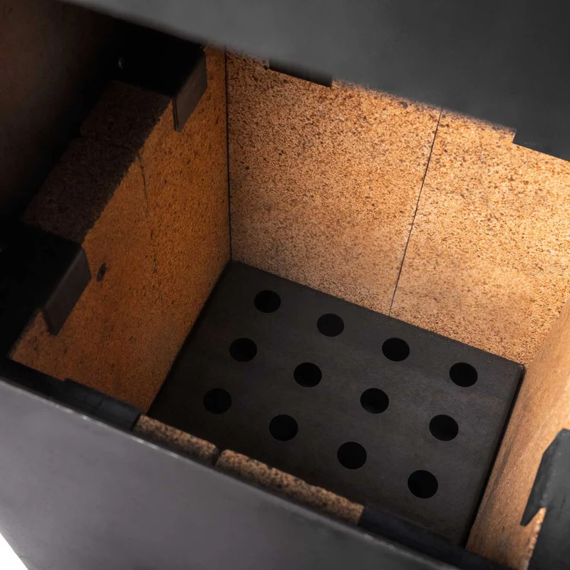 Cook King - Brasero Cheminee Exterieur Terasse, Chauffage Exterieur, Cheminée Bois, Four de Camping «BURNER» Foyer en Chamotte
