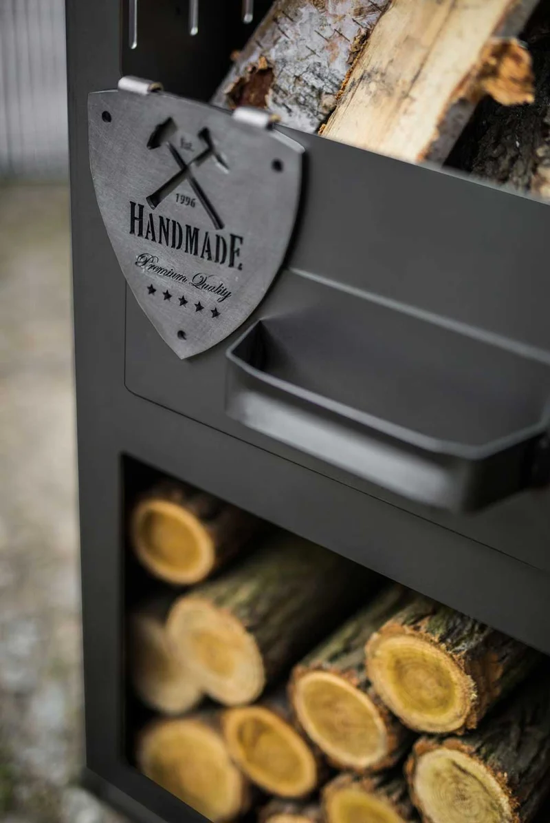 Cook King - Brasero Cheminee Exterieur Terasse, Chauffage Exterieur, Cheminée Bois «ROSA»