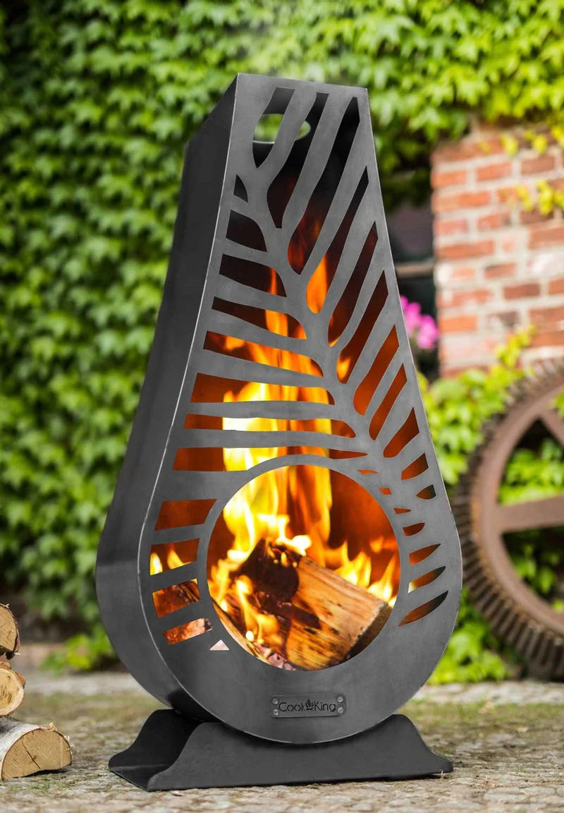 Cook King - Brasero Cheminee Exterieur Terasse, Chauffage Exterieur, Cheminée Bois «LIMA»
