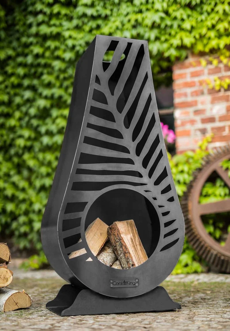 Cook King - Brasero Cheminee Exterieur Terasse, Chauffage Exterieur, Cheminée Bois «LIMA»