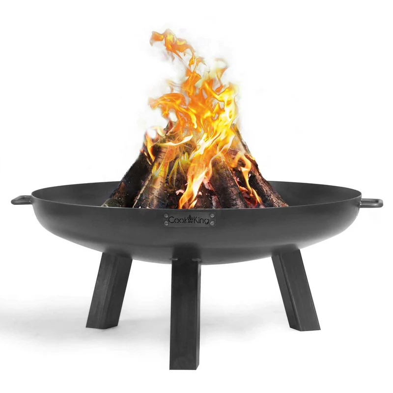 Cook King POLO – Brasero extérieur de jardin en acier, Ø 60, 70, 80 ou 100 cm, fabriqué en Europe