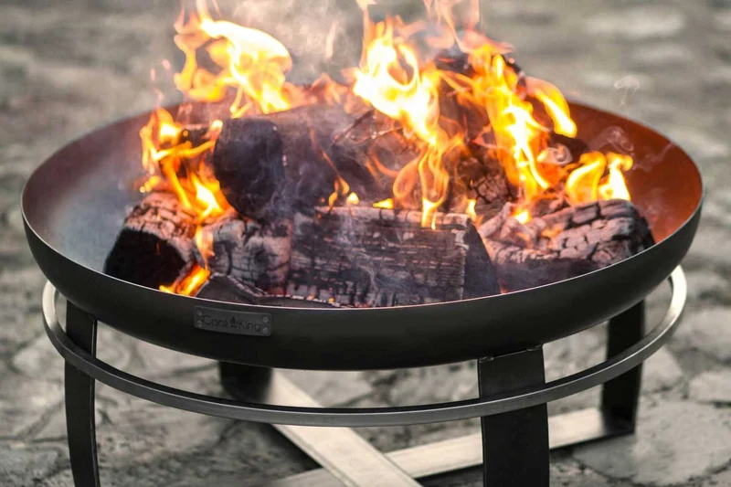 Cook King VIKING - Brasero barbecue, brasero extérieur et brasero de jardin, Ø 60, 70, 80 ou 100 cm