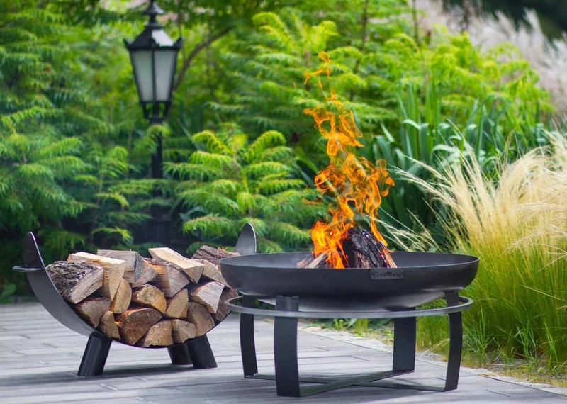 Cook King VIKING - Brasero barbecue, brasero extérieur et brasero de jardin, Ø 60, 70, 80 ou 100 cm