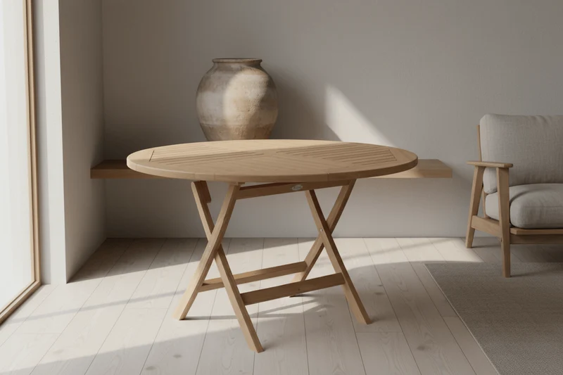 Table Pliante Bois Massif