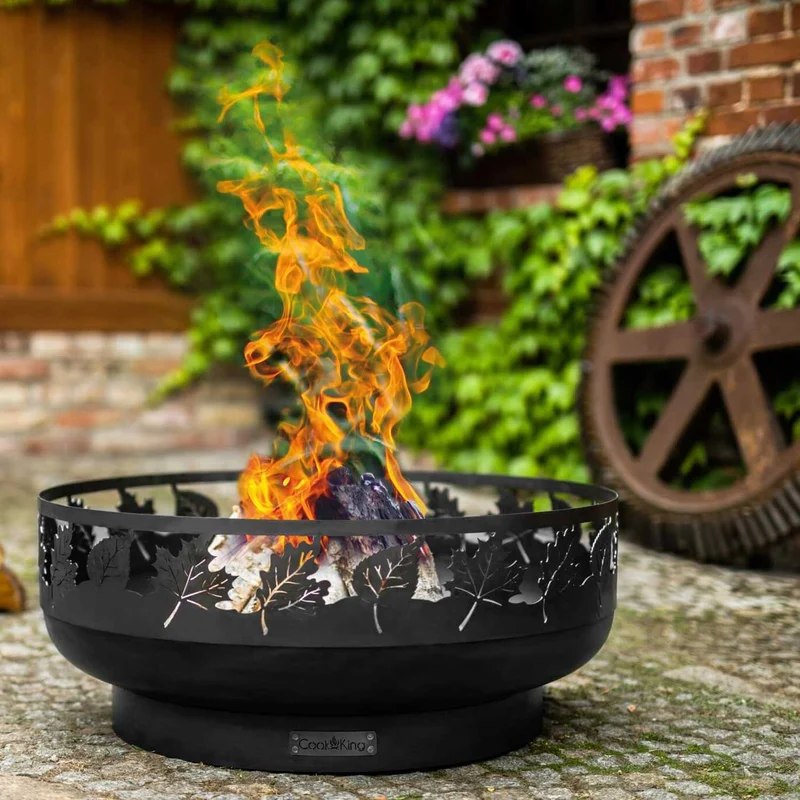 Cook King - Brasero Barbecue, Brasero Exterieur, Brasero Terrasse, Brasero de Jardin «TORONTO» 80 cm