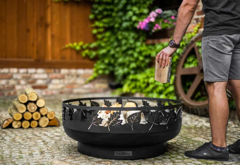 Cook King - Brasero Barbecue, Brasero Exterieur, Brasero Terrasse, Brasero de Jardin «TORONTO» 80 cm
