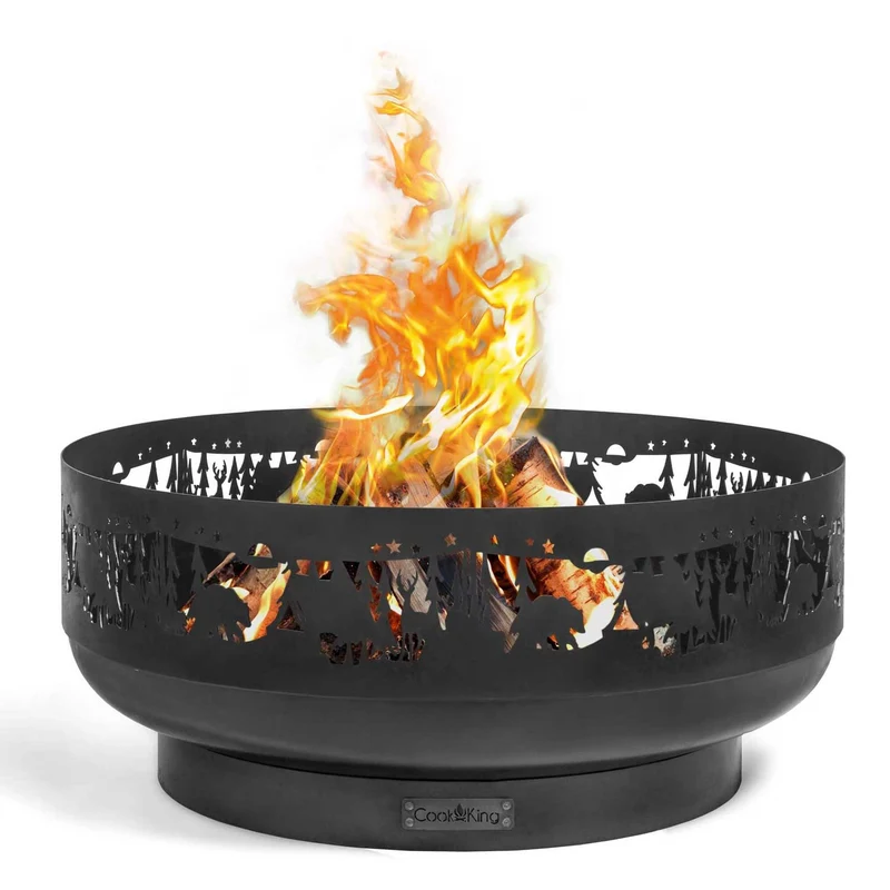 Cook King - Brasero Barbecue, Brasero Exterieur, Brasero Terrasse, Brasero de Jardin «FOREST» 80 cm