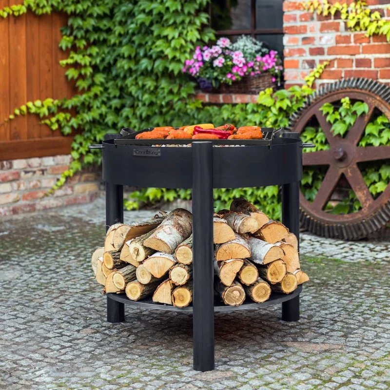 Cook King - Brasero Barbecue, Brasero Exterieur, Brasero Terrasse, Brasero de Jardin «MONTANA» 60 cm, 70 cm, 80 cm