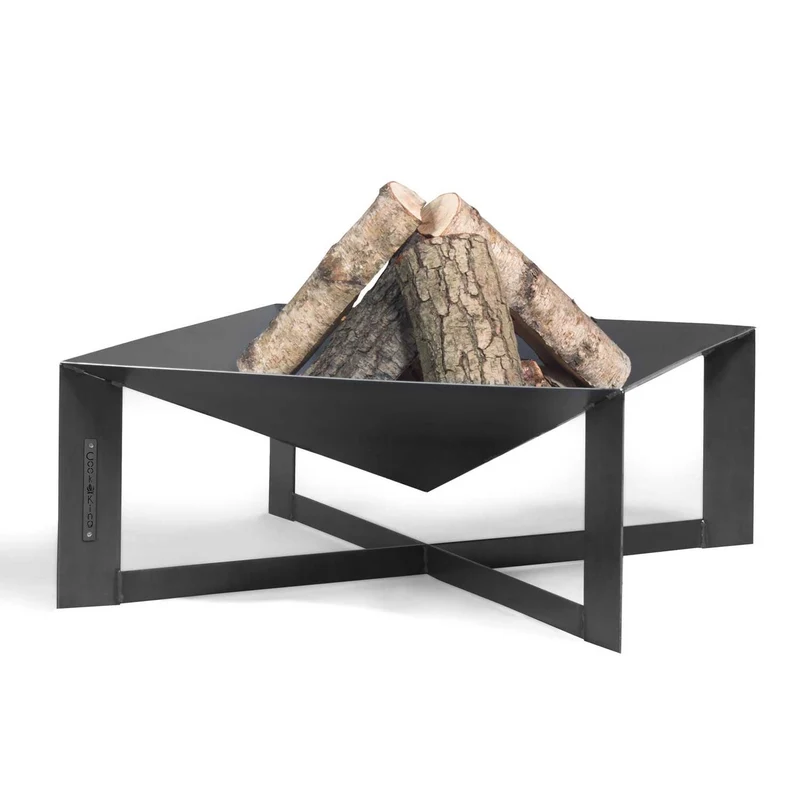Cook King - Brasero Barbecue, Brasero Exterieur, Brasero Terrasse, Brasero de Jardin «CUBA» 70 x 70 cm