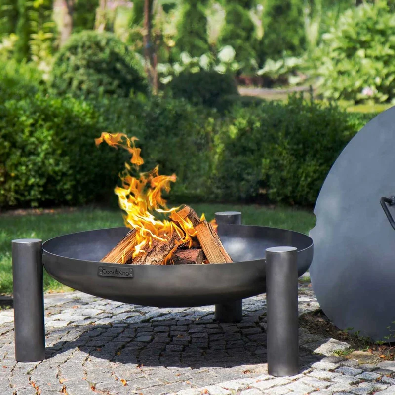 Cook King PALMA - Brasero barbecue, brasero extérieur et brasero de jardin, Ø 60, 70 ou 80 cm