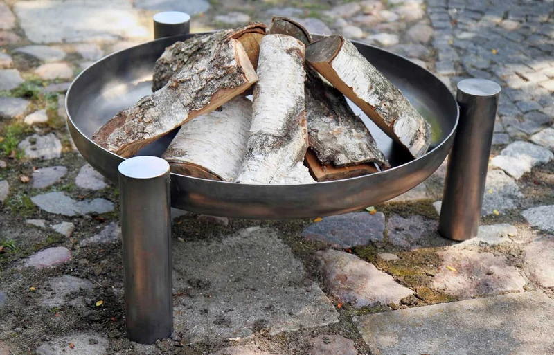 Cook King PALMA - Brasero barbecue, brasero extérieur et brasero de jardin, Ø 60, 70 ou 80 cm