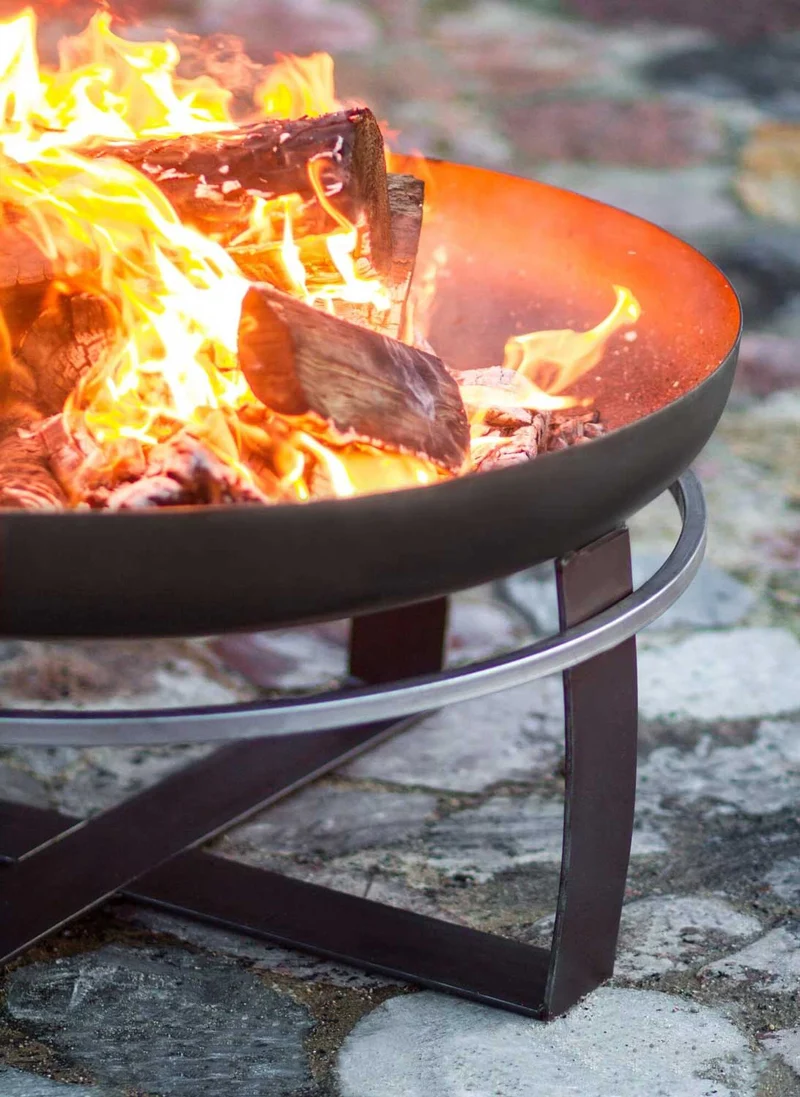 Cook King - Brasero Barbecue, Brasero Exterieur, Brasero Terrasse, Brasero de Jardin XXL «VIKING» 80 cm