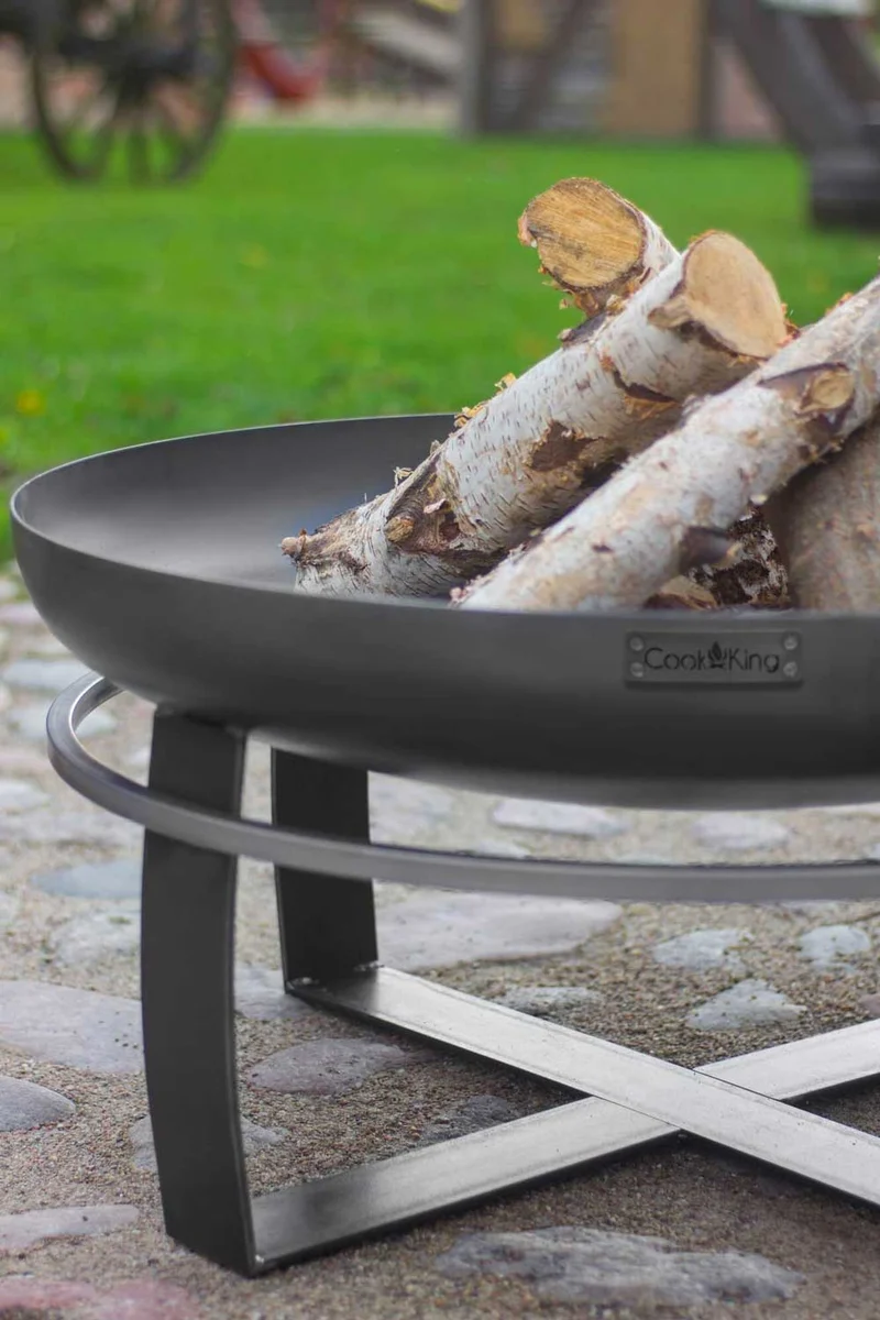 Cook King - Brasero Barbecue, Brasero Exterieur, Brasero Terrasse, Brasero de Jardin XXL «VIKING» 80 cm