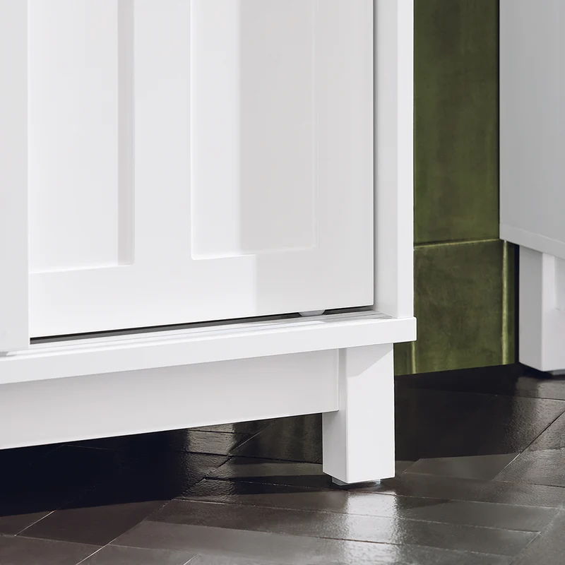 SoBuy BZR142-W Meuble Sous Lavabo Salle de Bain Meuble Sous Vasque Armoire de Rangement pour Vasque