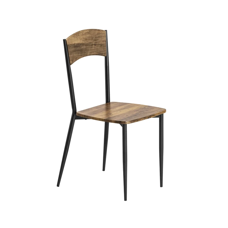 SoBuy OGT49-F Ensemble de Table à manger et 4 Chaises Table de Cuisine Set de 5 Pièces Cadre en Acier Table