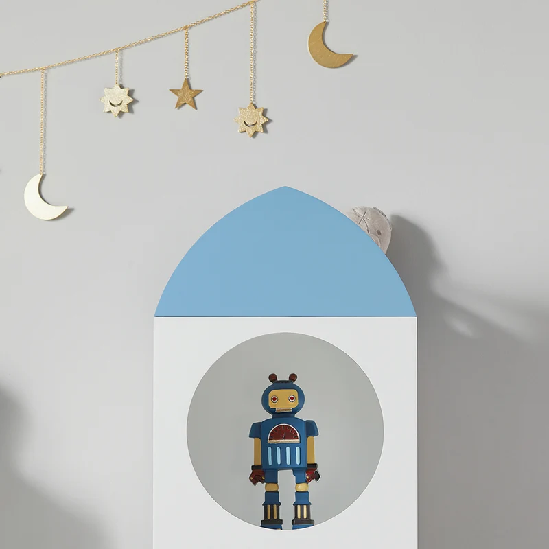 SoBuy KMB87-W Étagère Enfant, Étagère à Livres, Bibliothèque Enfant, Étagère de Rangement pour Livres et Jouets