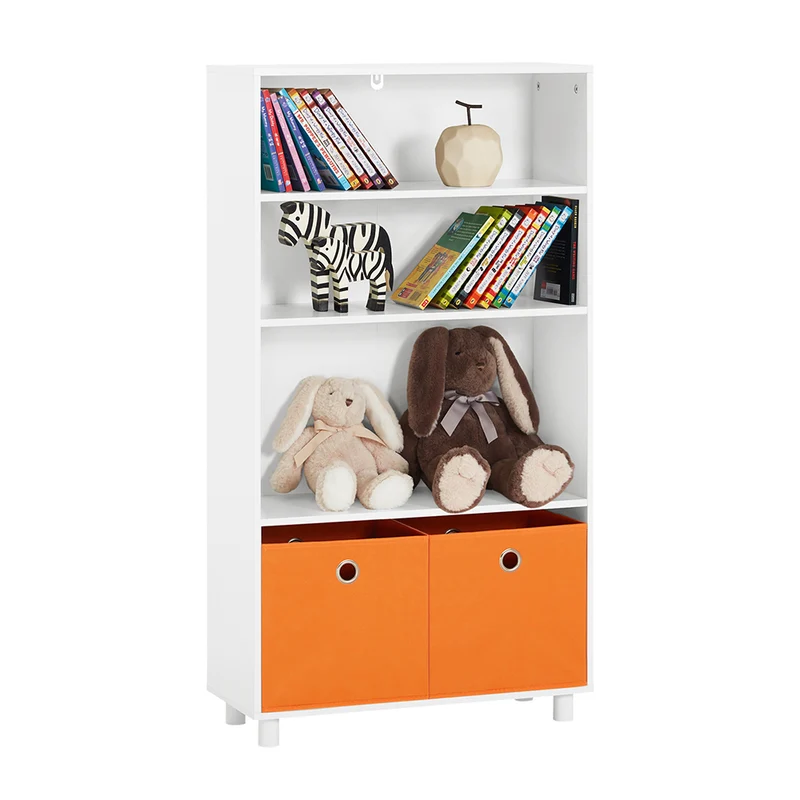 SoBuy KMB68-W Bibliothèque pour Enfant Étagère Enfant Rangement pour Livres et Jouets Meuble Enfant