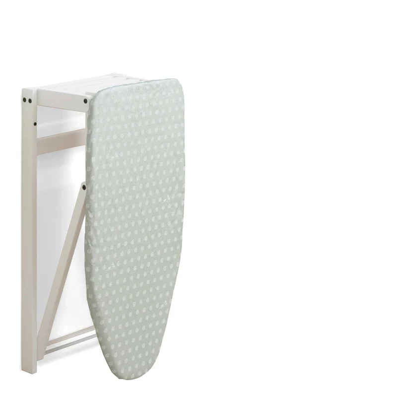 ARIT Stirojolly – Planche à repasser murale en bois, surface 86 × 38 cm, fixations incluses, fabriquée en Italie — profondeur repliée 32 cm
