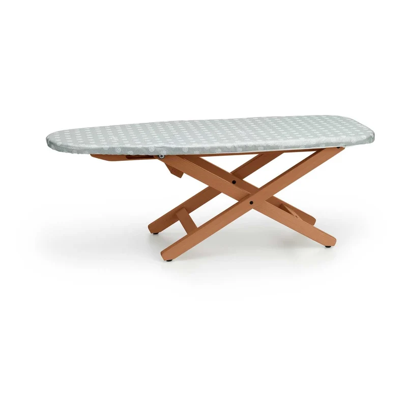 ARIT - Table à repasser MINISTYRO, Table à repasser, pliable, réglable en hauteur, plan de travail 82 x 33 cm. - Couleur cerise