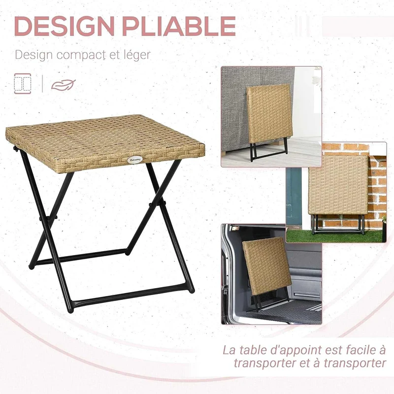 Table Basse D'appoint Pliante